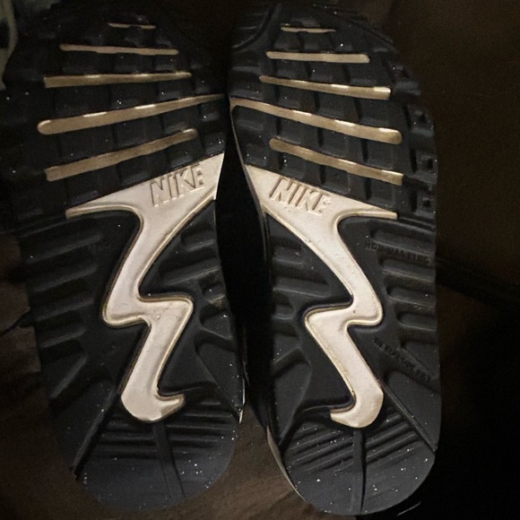 🏁Nike Air Max 90 LTR Sz 13C Black & White - Picture 2 of 6